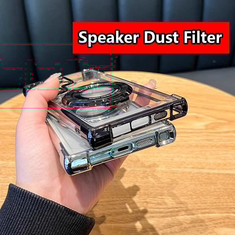 Coque antichute pour téléphone Samsung Airbag avec anneau de support invisible 