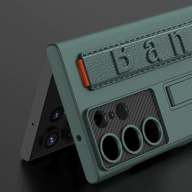 Étui de téléphone avec support de bracelet pour Samsung Galaxy S23 S22 Ultra Plus