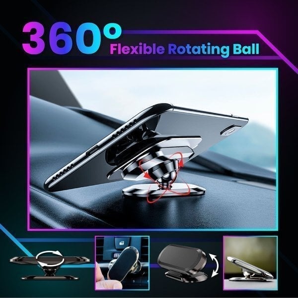 🔥Vente exceptionnelle - 40 % de réduction ✨Support de téléphone flexible ultra magnétique pour voiture - Compatible avec le dernier iPhone 14 ✅