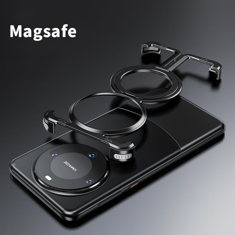 Coque de téléphone magnétique sans cadre en alliage d'aluminium de qualité aérospatiale pour iPhone 15 et Galaxy S24 