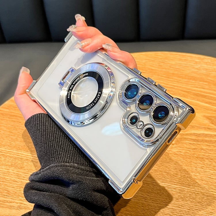 Coque antichute pour téléphone Samsung Airbag avec anneau de support invisible 