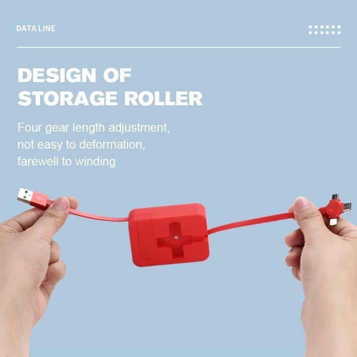 Support de téléphone avec câble de données 3 en 1