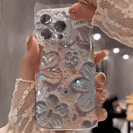 Coque de téléphone vintage à motif de fleurs peintes à l'huile, offre spéciale 