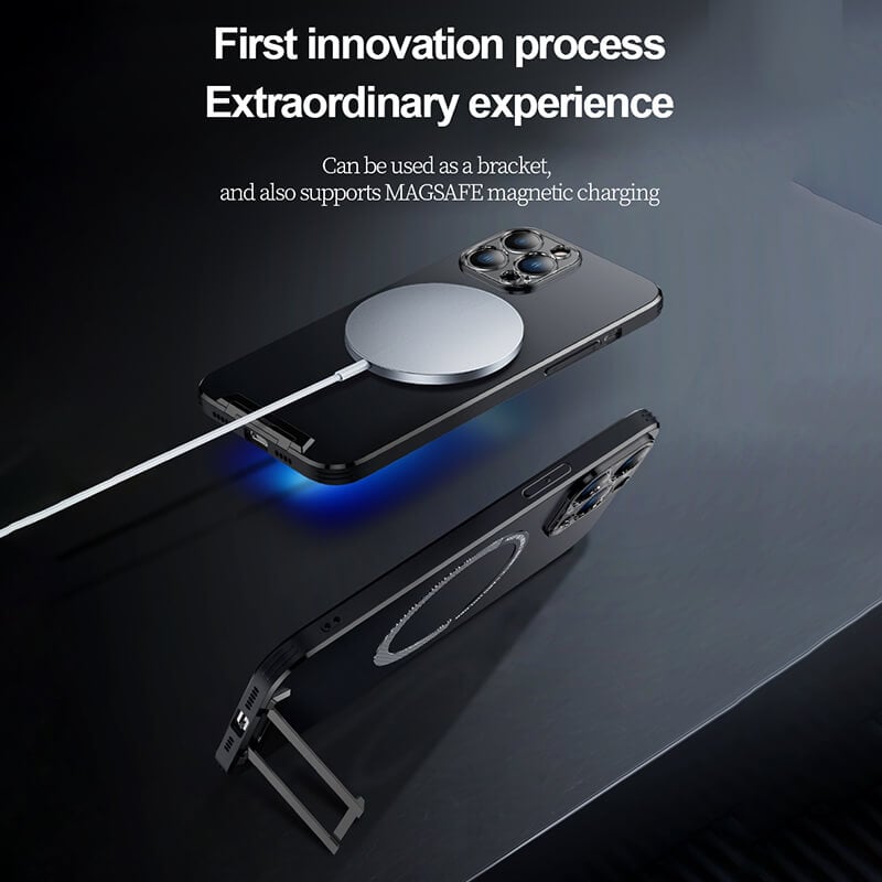 Étui de téléphone avec support magnétique pour iPhone