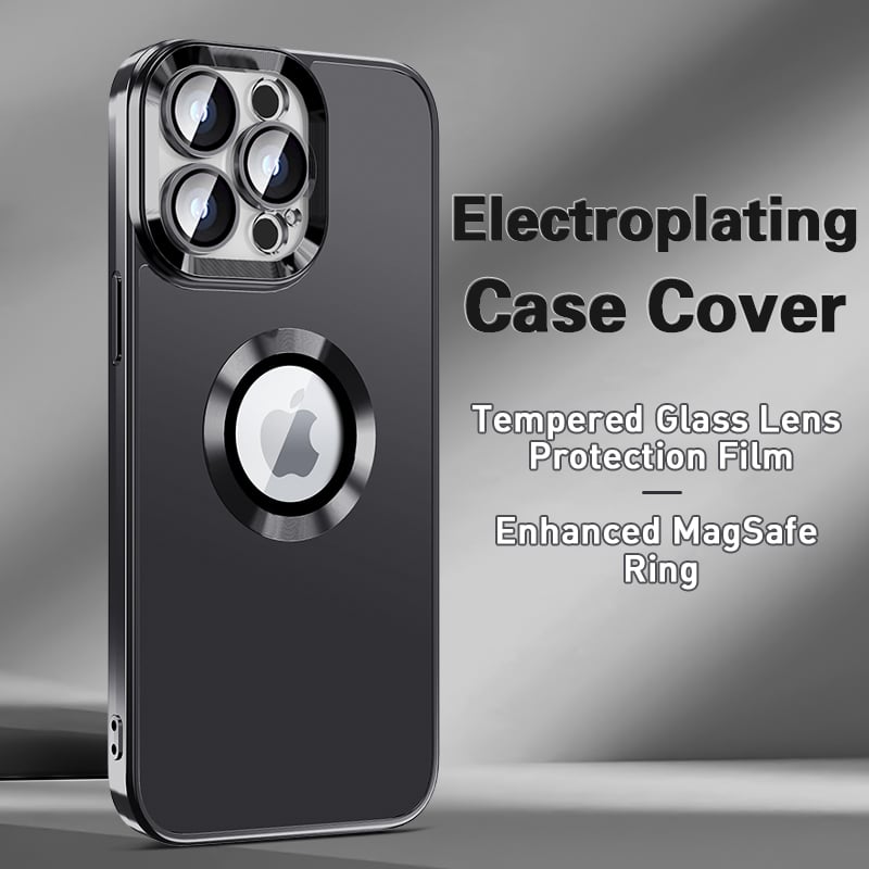 Coque de protection creuse pour objectif tout compris avec galvanoplastie pour iPhone