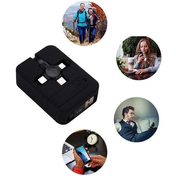 Support de téléphone avec câble de données 3 en 1