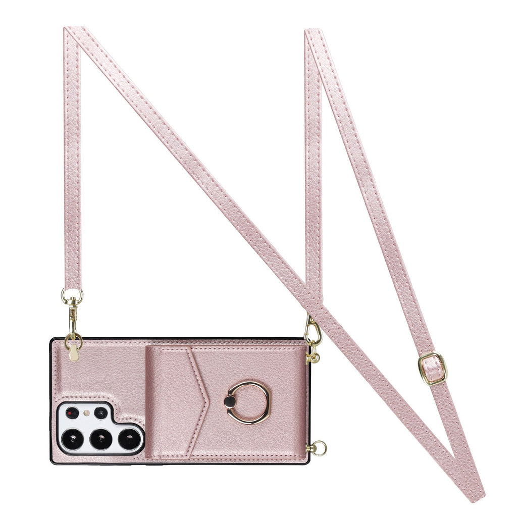 Étui porte-cartes à bandoulière pour Samsung série S/Note 