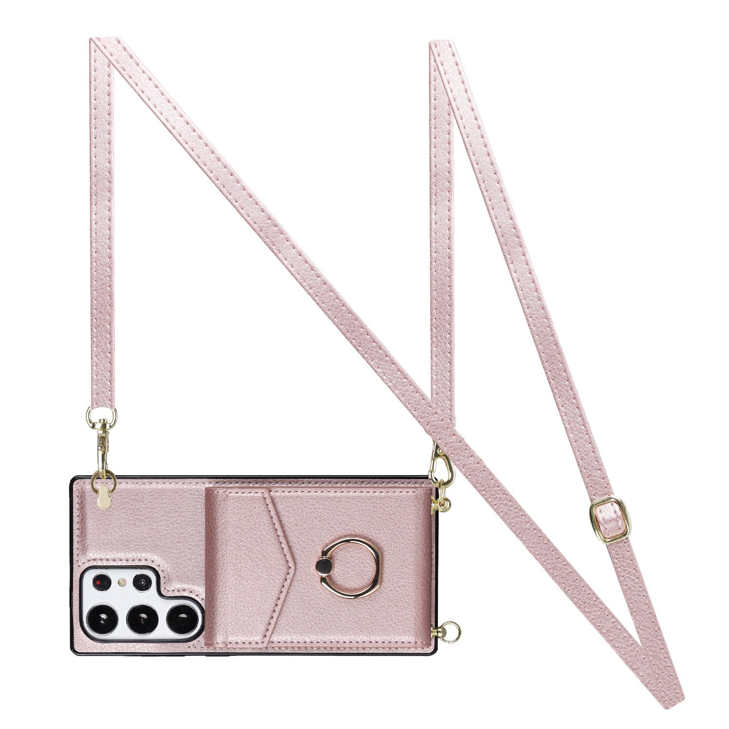 Étui porte-cartes à bandoulière pour Samsung série S/Note 