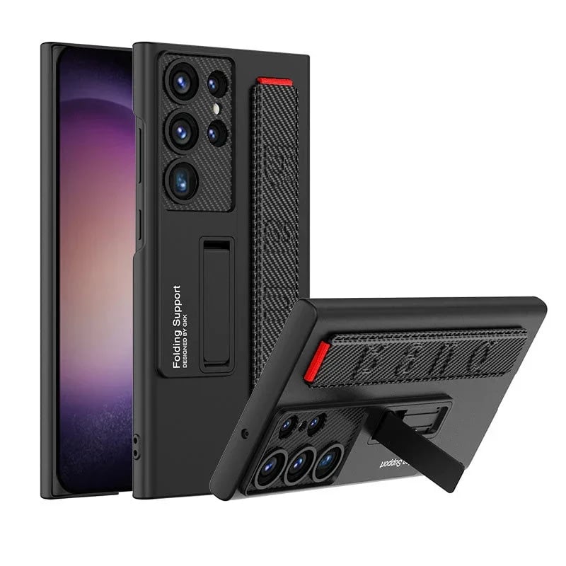 Étui de téléphone avec support de bracelet pour Samsung Galaxy S23 S22 Ultra Plus