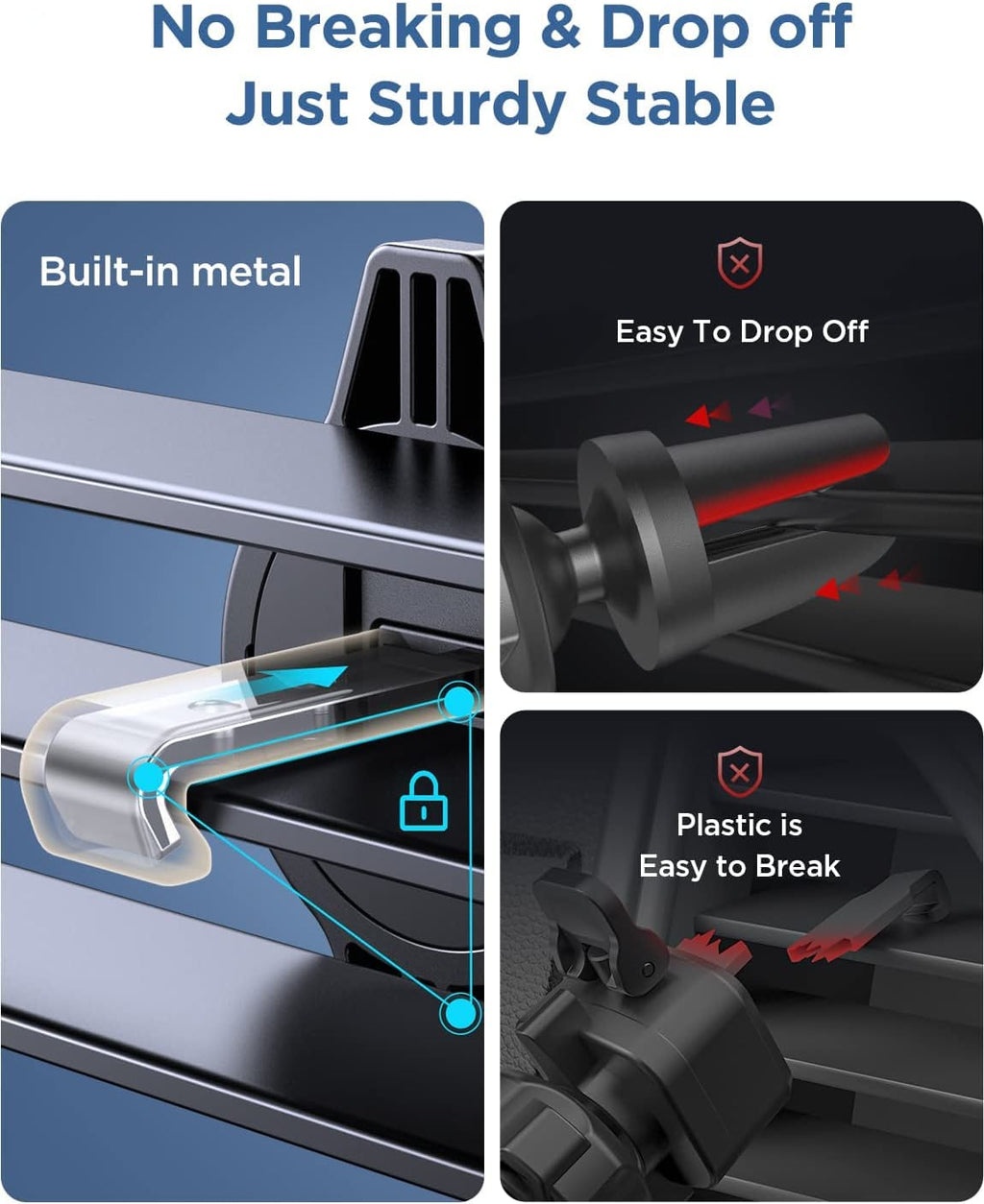 🎁NOUVEAU support de téléphone pour grille d'aération de voiture