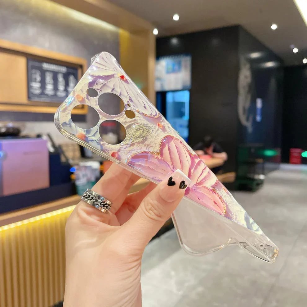 Coque de téléphone vintage à motif de fleurs peintes à l'huile, offre spéciale 