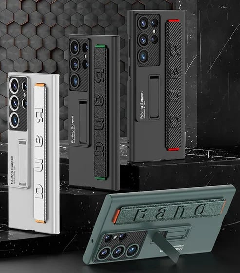 Étui de téléphone avec support de bracelet pour Samsung Galaxy S23 S22 Ultra Plus