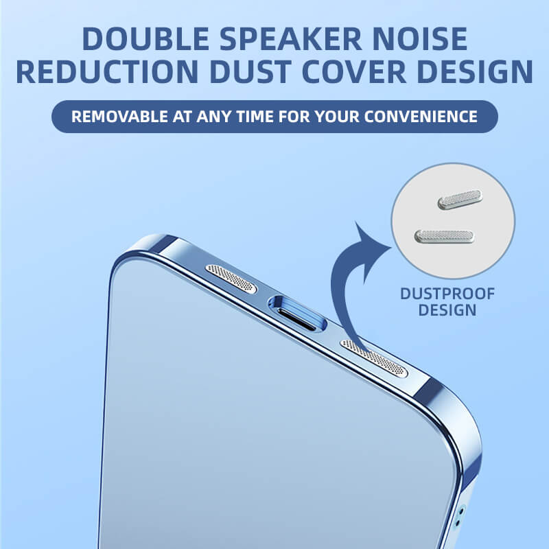 Coque iPhone à chargement magnétique sans fil avec lentille tout-en-un et galvanoplastie 