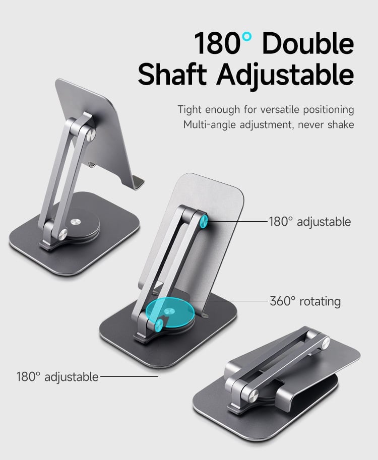 🎁Meilleur cadeau💫Support de téléphone/tapis rotatif à 360° pliable de luxe🤳🏻