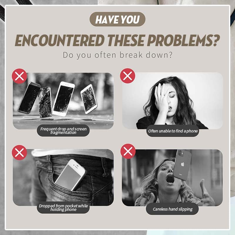 Entretoise de cordon de téléphone portable en corde épaisse