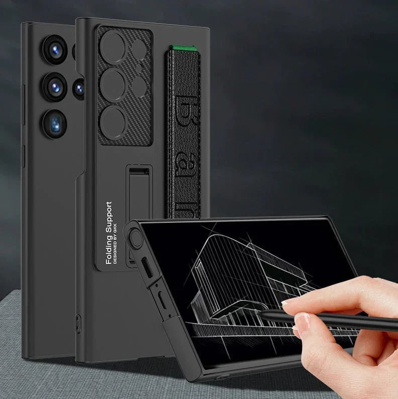 Étui de téléphone avec support de bracelet pour Samsung Galaxy S23 S22 Ultra Plus