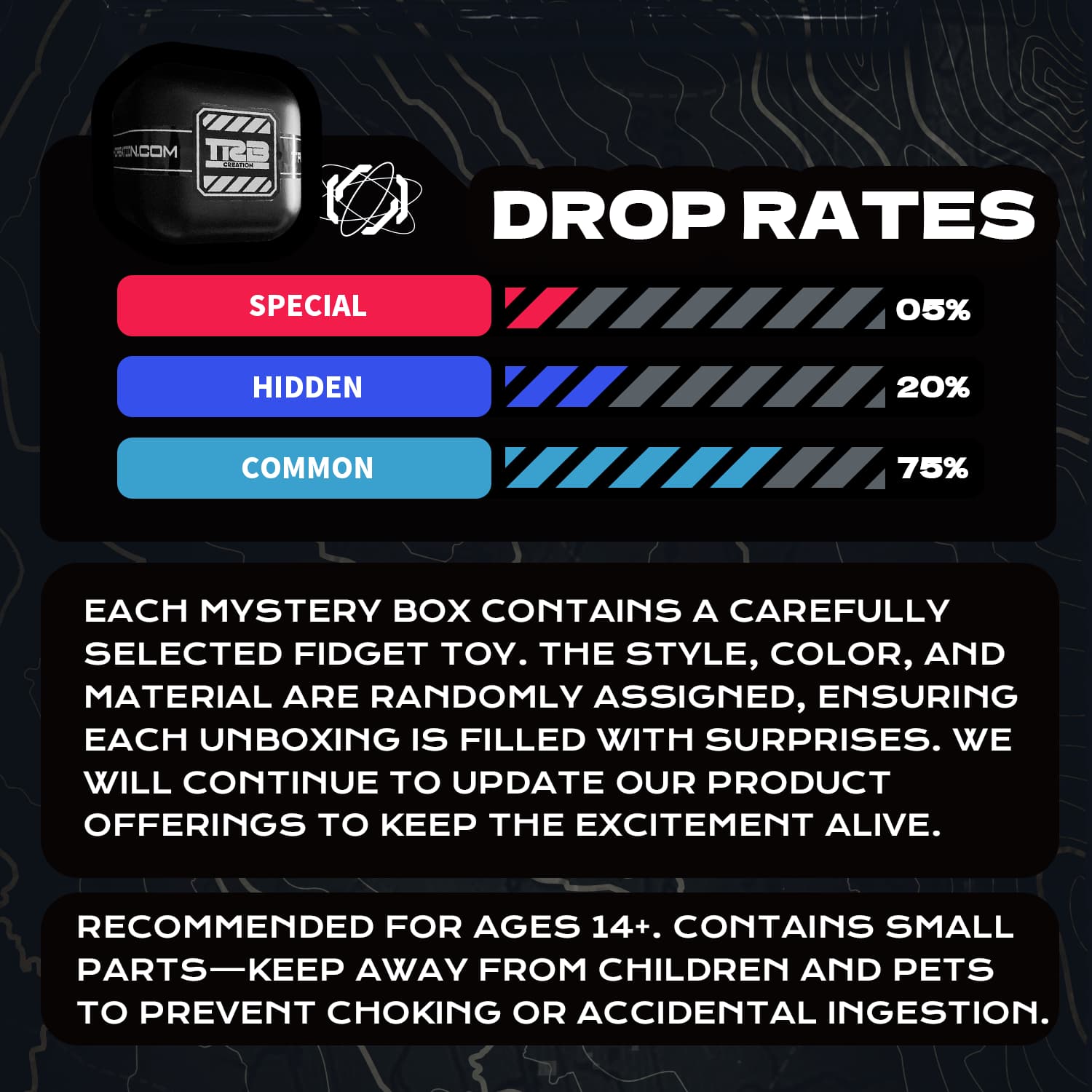 Exotic Mystery Fidget Box