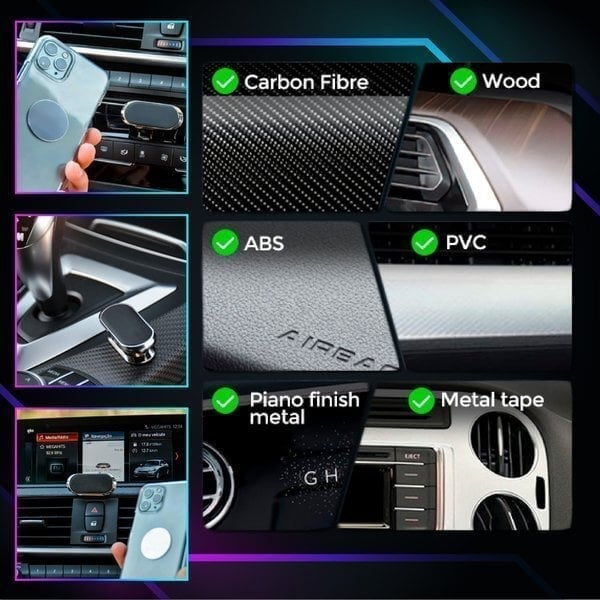 🔥Vente exceptionnelle - 40 % de réduction ✨Support de téléphone flexible ultra magnétique pour voiture - Compatible avec le dernier iPhone 14 ✅