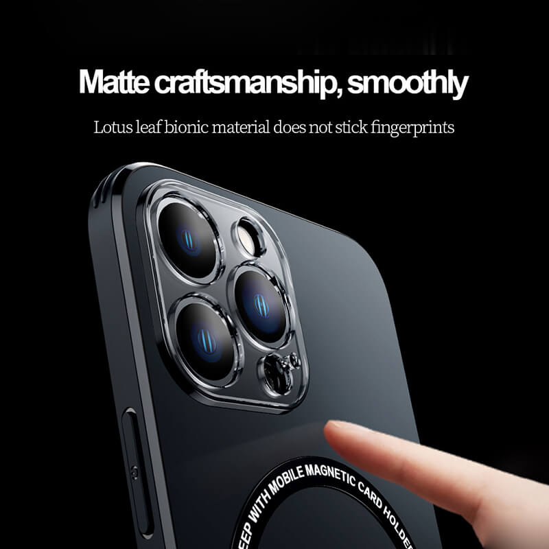 Étui de téléphone avec support magnétique pour iPhone