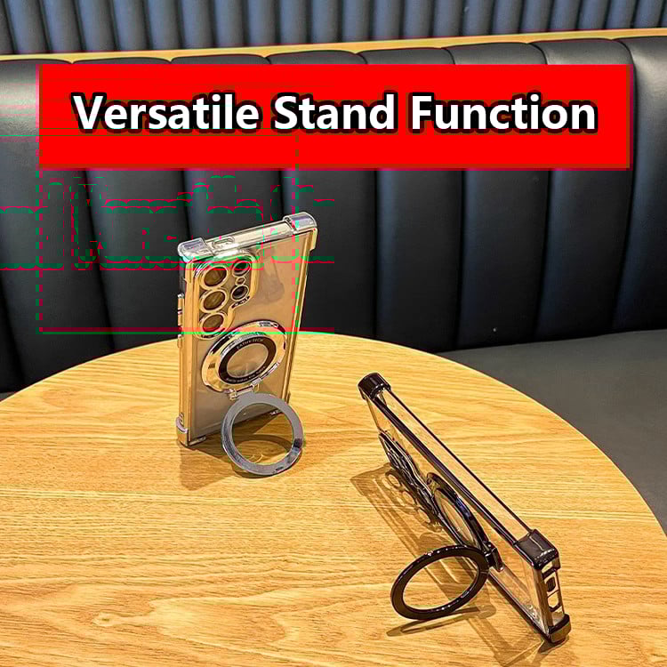 Coque antichute pour téléphone Samsung Airbag avec anneau de support invisible 