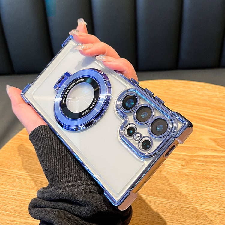 Coque antichute pour téléphone Samsung Airbag avec anneau de support invisible 