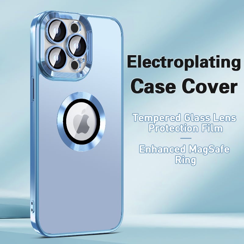 Coque de protection creuse pour objectif tout compris avec galvanoplastie pour iPhone