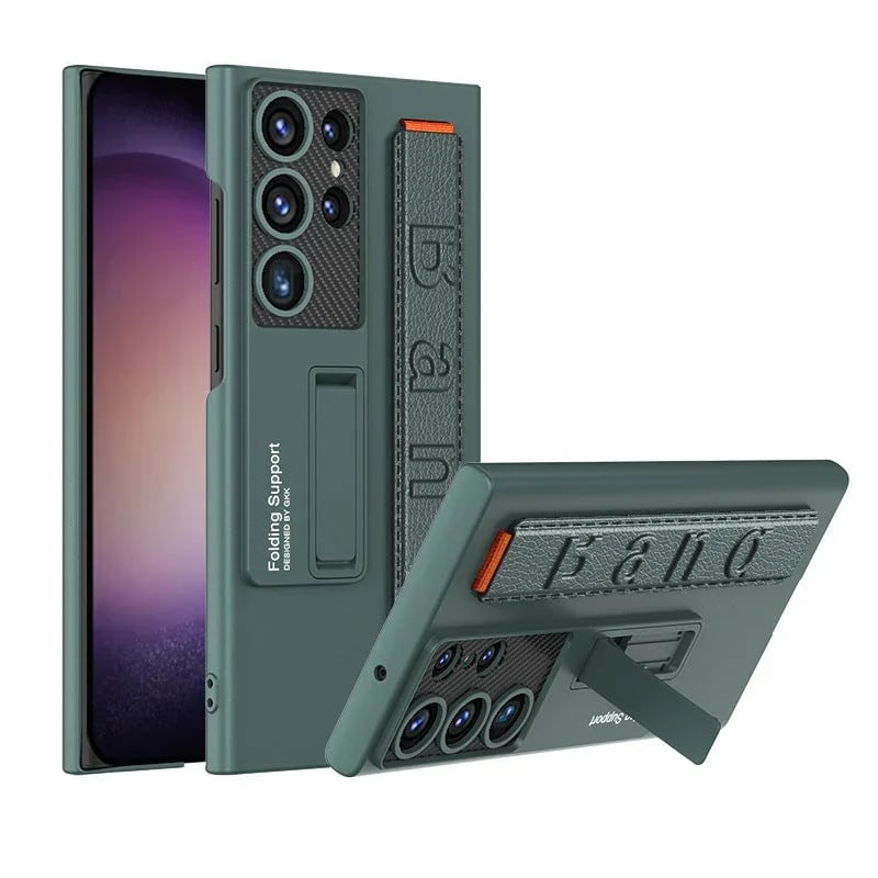 Étui de téléphone avec support de bracelet pour Samsung Galaxy S23 S22 Ultra Plus