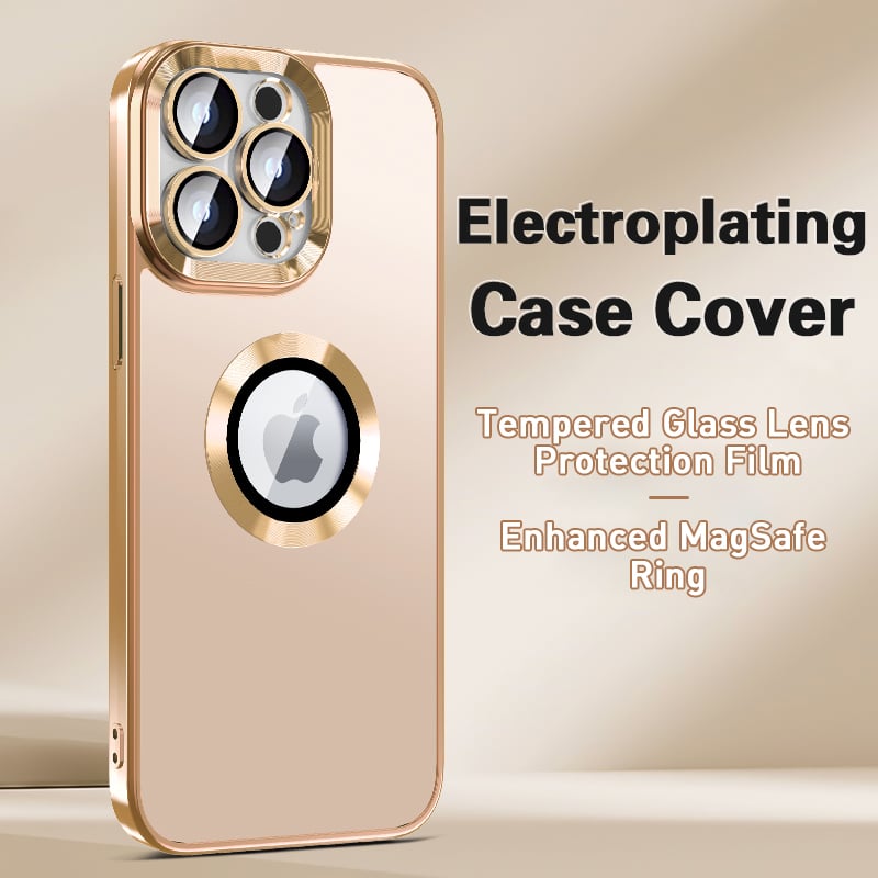 Coque de protection creuse pour objectif tout compris avec galvanoplastie pour iPhone