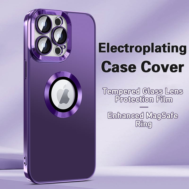 Coque de protection creuse pour objectif tout compris avec galvanoplastie pour iPhone