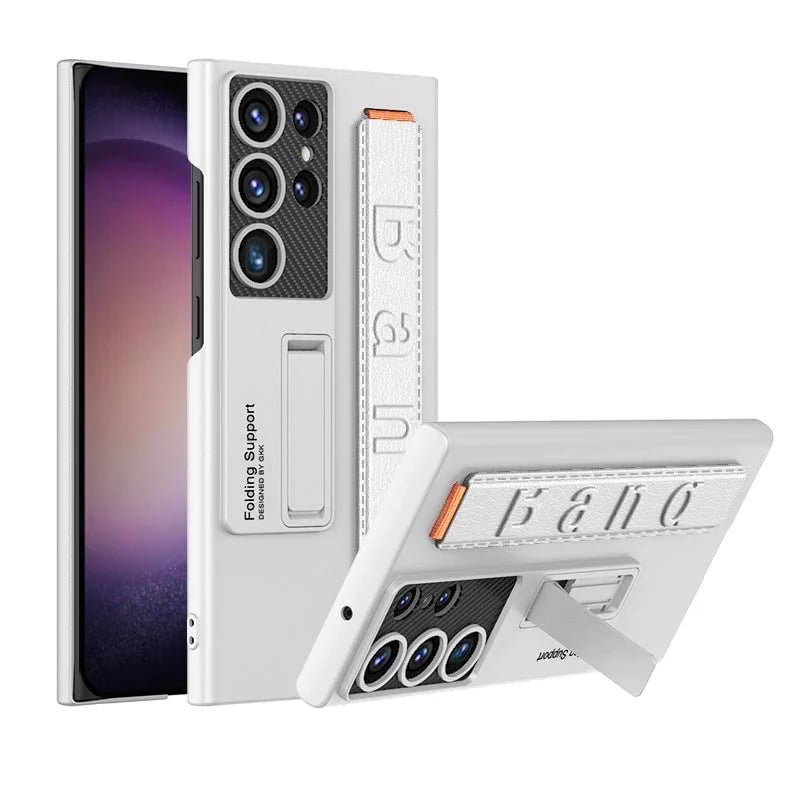 Étui de téléphone avec support de bracelet pour Samsung Galaxy S23 S22 Ultra Plus