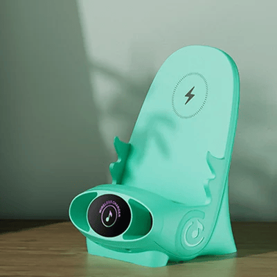 Mini chaise avec chargeur rapide sans fil et support de téléphone multifonction 